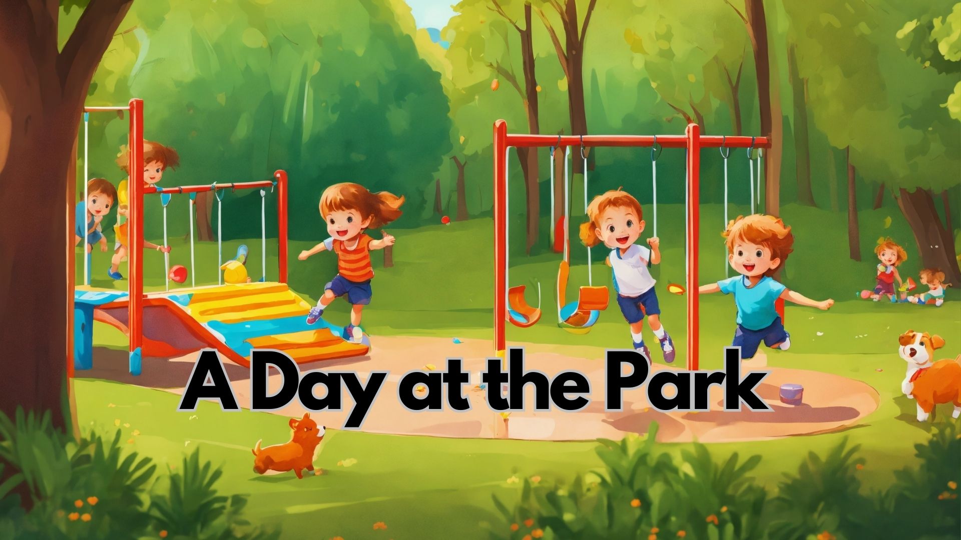 A Day at the Park | Story in English For Class 1